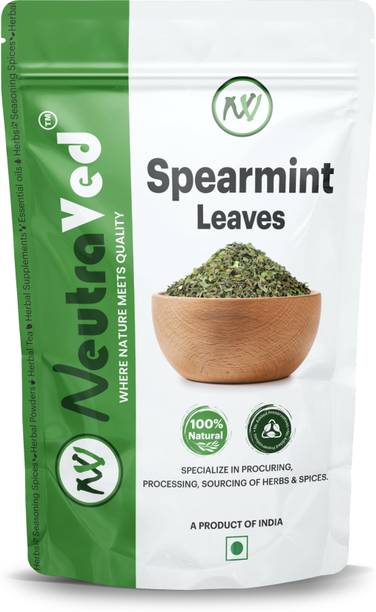 NeutraVed Spearmint Leaf Herbal Tea For Health & Relaxation Mint Herbal Tea Pouch