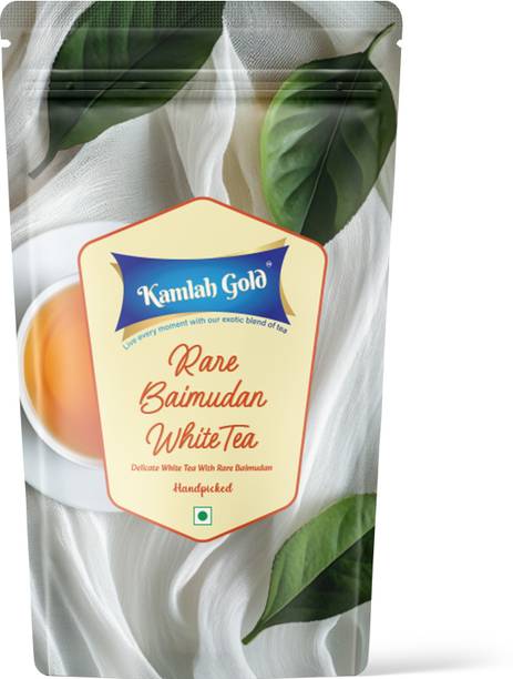 Kamlah gold Rare Bai Mudan White Tea – Delicate & Premium Loose Leaf White Tea Pouch