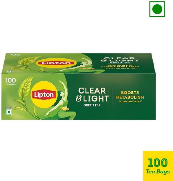Lipton Clear & Light Lemon Green Tea Bags Box
