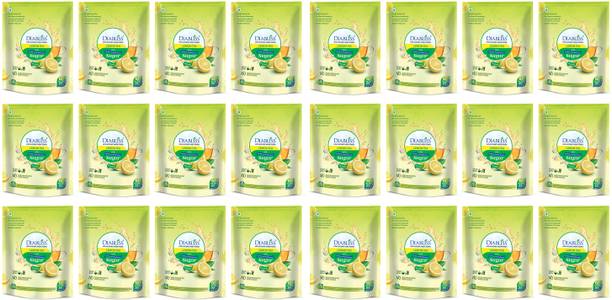 DiaBliss Herbal Refreshing Lemon Tea Instant Premix Powder Diabetic Friendly No Artificial Color / Flavor - 500g Pouch - Pack of 24 Lemon Instant Tea Pouch