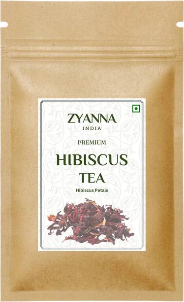 ZYANNA Hibiscus Tea - Premium Hibiscus Flower Petals-Traditional Caffeine Free Tea Hibiscus Herbal Tea Pouch