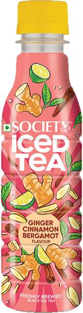 Society Ready to Drink Ginger, Cinnamon, Bergamot Orange Iced Tea Plastic Bottle