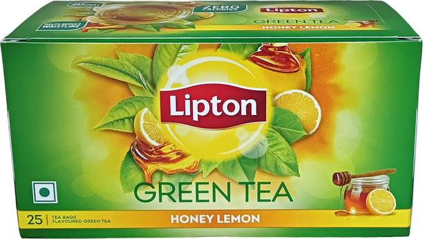 Lipton Honey, Lemon Green Tea Bags Box (25 Bags)