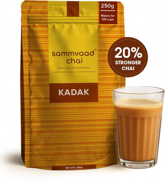 samvaad Premium Chai|Sourced from India's Best Estates of Assam & Dooars Unflavoured Black Tea Pouch