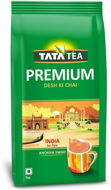 Tata Tea Premium Desh Ki Chai, Unique Blend Crafted Loose Leaf Herbal Tea Pouch