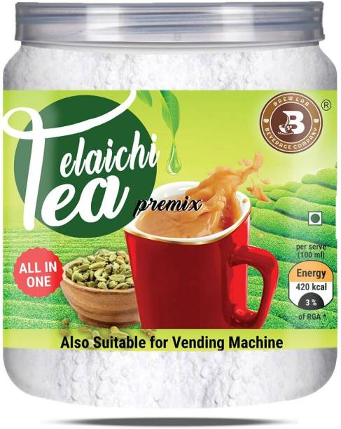 Brew Lab Elaichi Tea Premix | Also Suitable For Vending Machines | Real Elaichi taste | Cardamom Tea Vacuum Pack
