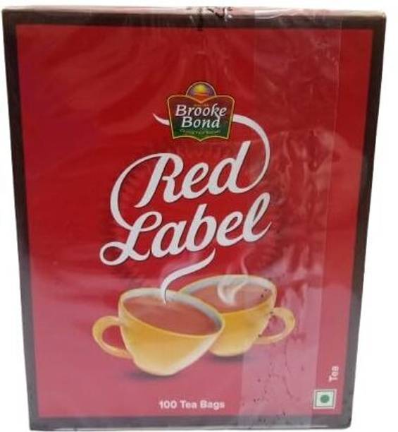 Red Label Red Lable Ginger 100 Tea Bag Masala Tea Bags Box
