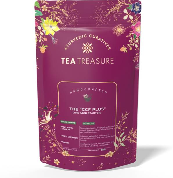 TeaTreasure Tea Treasure CCF Ayurvedic Digestive Tea, Relieve Bloating, Gas & Heaviness 100g Herbs Herbal Tea Pouch