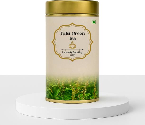 BE ME Tulsi & Green Tea For Hormonal Balance, Stress Relief, Digestion & Radiant Skin Tulsi Green Tea Tin