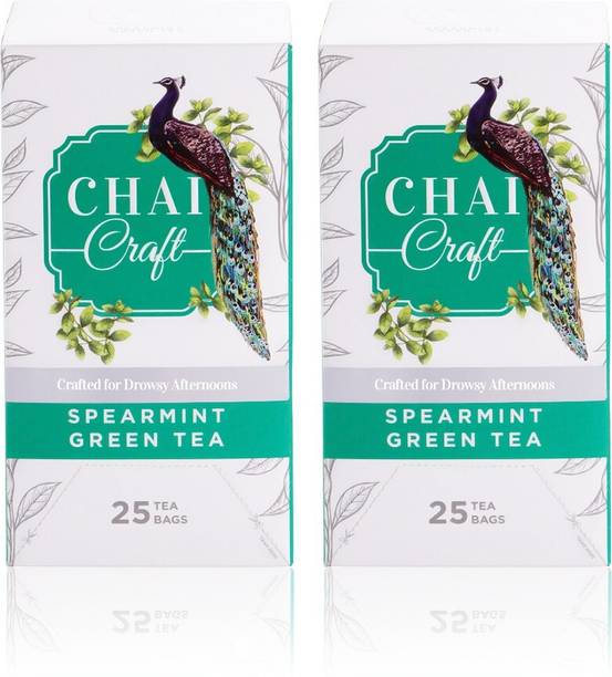 Chai Craft Spearmint Mint Tea Bags Box