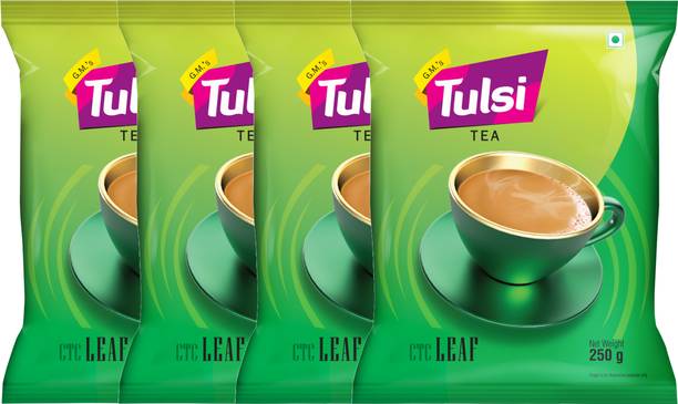 G.M.'S TULSI TEA Tulsi Tea Brokens | CTC Leaf 1kg Black Tea Pouch