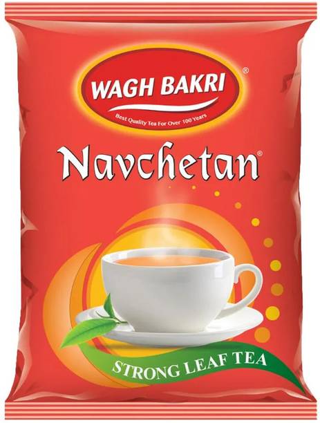 Waghbakri Navchetan kadak Danedar Black Tea Pouch
