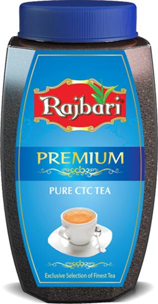 Rajbari Premium 250gx2 | 100% Pure & Natural | Blended with Aromatic Long Leaves | 500g Plain, Unflavoured Tea Plastic Bottle