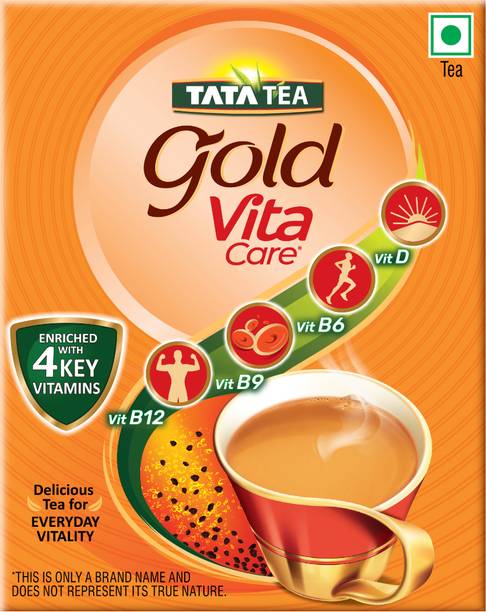 Tata Tea Gold VitaCare, With Vitamin D, Vitamin B6, Vitamin B9, Vitamin B12 Tea Box