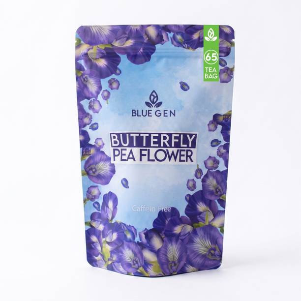 BLUE GEN Butterfly Pea Flower Tea Bag | Aparajita | Caffeine Free Herbal Tea Herbal Tea Pouch