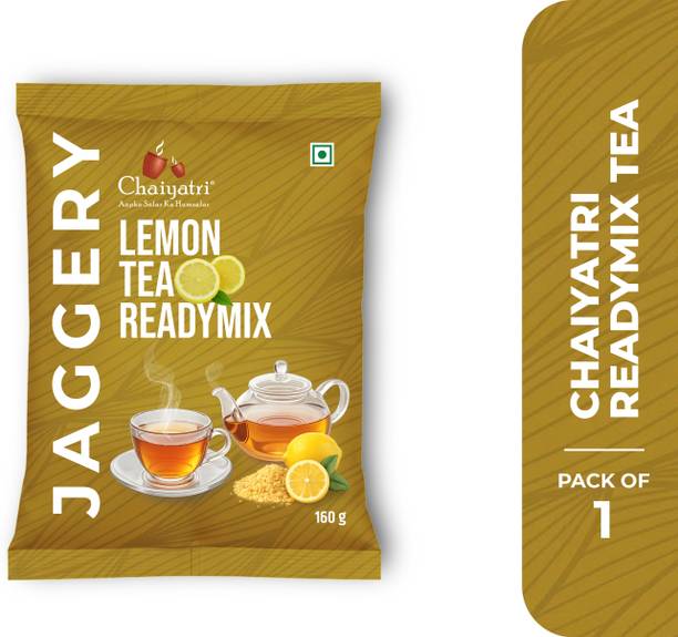 Chaiyatri Jaggery Lemon Tea Readymix ( 160g ) Lemon Herbal Tea Pouch