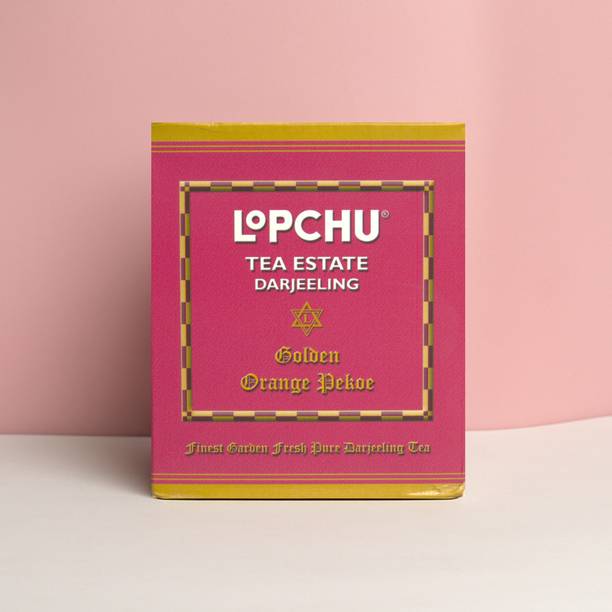 LOPCHU Golden Orange Pekoe (Darjeeling Tea) Unflavoured Black Tea Box