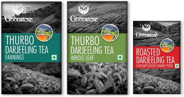 Goodricke Thurbo + Thurbo Fannings Darjeeling Tea(250g x2) + Roasted Darjeeling Tea(100g)| Black Tea Box