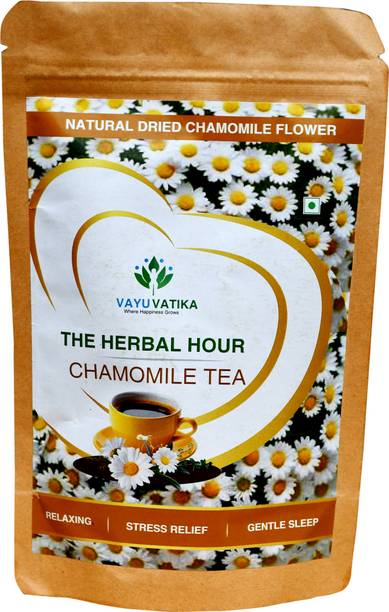 vayuvatika The Herbal Hour - Chamomile dried petal – 25g Herbal Tea Pouch