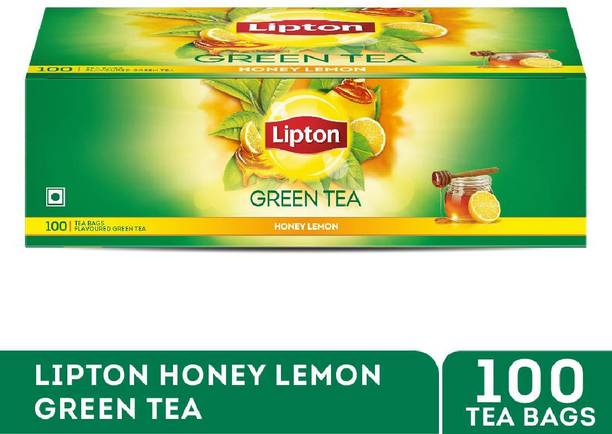 Lipton Honey, Lemon Green Tea Bags Box
