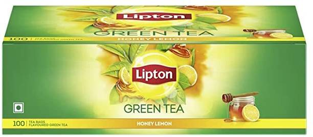 Lipton GREEN HONEY LEMON TEA 100 TEA BAGS X PACK OF 1 Honey, Lemon Green Tea Bags Box