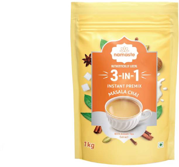 Namaste Chai Instant Tea Premix, Masala Chai | Value Pack | Assam Tea | Vending Machine | Ready Mix (Powder) Masala Tea Pouch