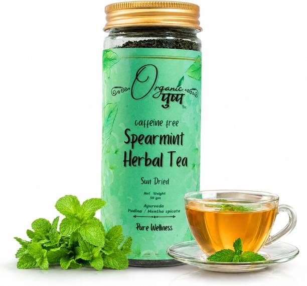 Organic Pushp Spearmint herbal Tea Mint Herbal Tea Plastic Bottle