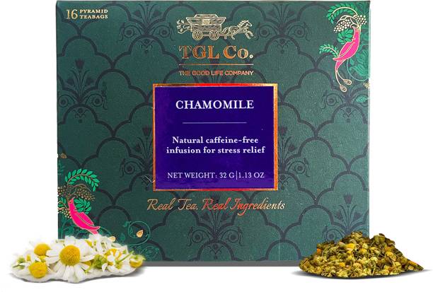 TGL Co. Chamomile 16 Tea Bags Chamomile Herbal Tea Box
