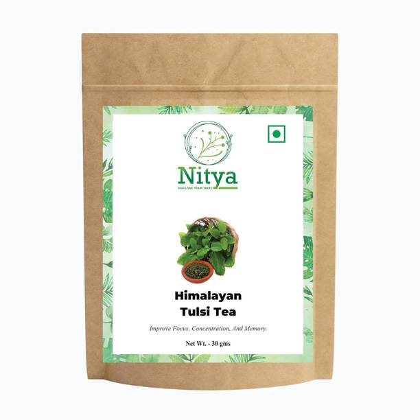 NITYA Himalayan Tulsi Herbal Tea For Focus Memory and Radiant Skin Tulsi Herbal Tea Vacuum Pack