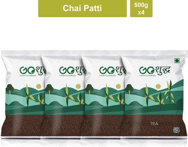 Goshudh Premium Quality Chai (Tea Granules)-500gm (Pack Of 4) Tea Pouch