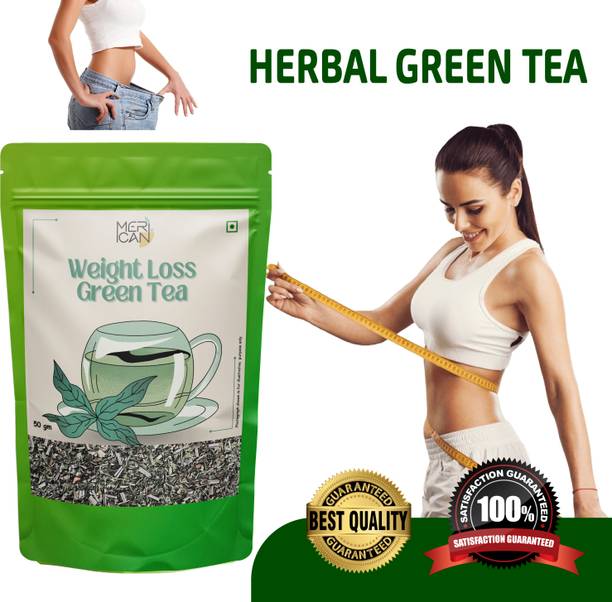MERICAN Green Tea for a Healthy Lifestyle | Natural Detox & Slimming Drink Ginger Instant Tea Pouch