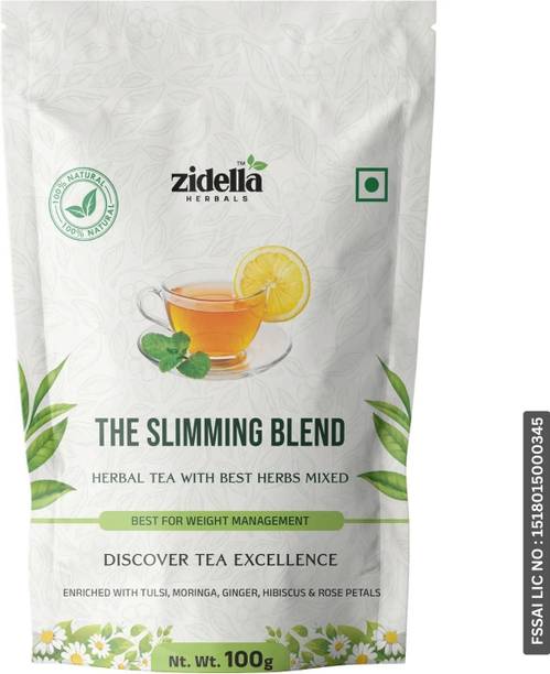 Nutrio Herbal Weight loss Slimming tea - Boost Metabolism used for Detox Lemon Grass Green Tea Pouch