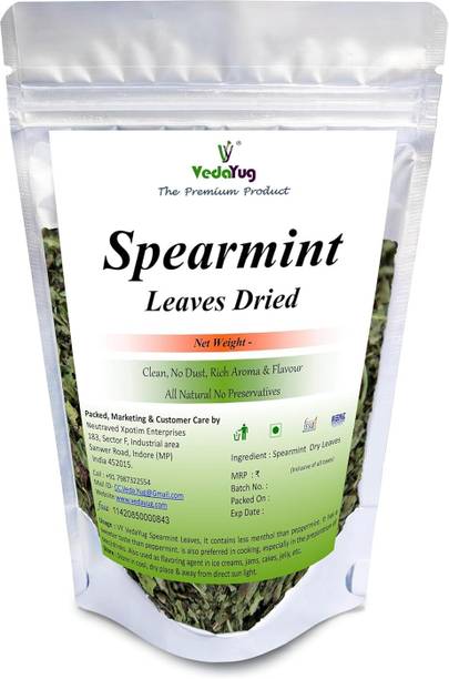 VY VedaYug Spearmint Leaves Mint Herbal Tea Pouch