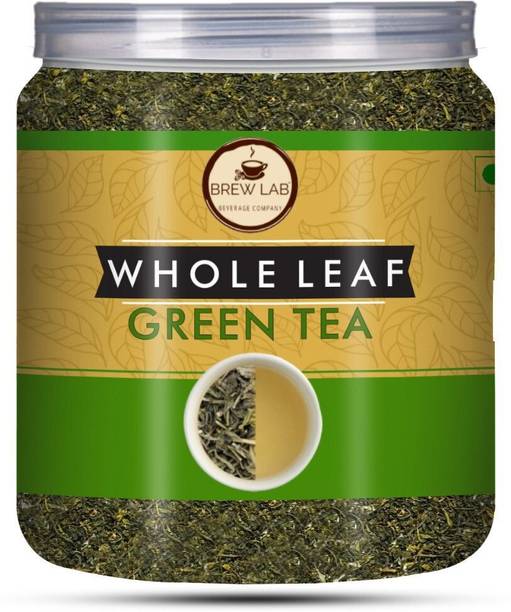 Brew Lab Assam Whole Leaf Green Tea 250 Gm | Green Tea Loose Leaf Enriched with Anti-Oxidants | Green Tea Leaves | Loose Green Tea | Good for Weight Loss Green Tea Vacuum Pack