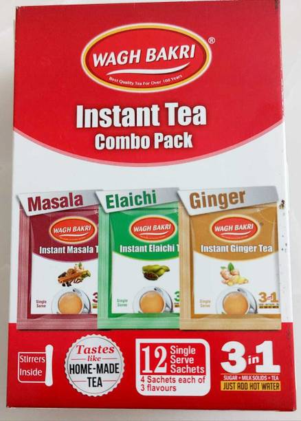 Waghbakri Instant Tea Combo Pack Tea Tetrapack