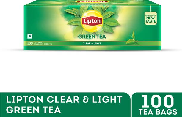 Lipton Clear & Light Green Tea Bags Lemon Green Tea Bags Box