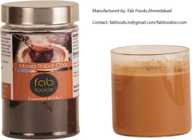 fab foods MAWA RABDI CHAI (ORGANIC, PRESERVATIVE FREE) 125 GRAMS MILK TEA, MAWA RABDI CHAI Chocolate Tea Plastic Bottle
