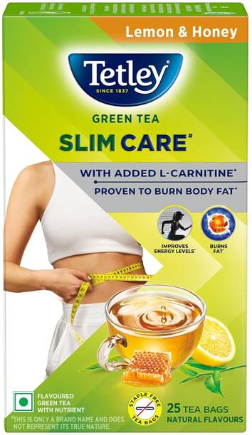 Tetley TET01 Lemon, Honey Green Tea Bags Box
