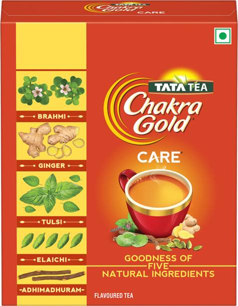 Tata Tea Chakra Gold Dust Tea with Goodness of Five Natural Ingredients Tea Box