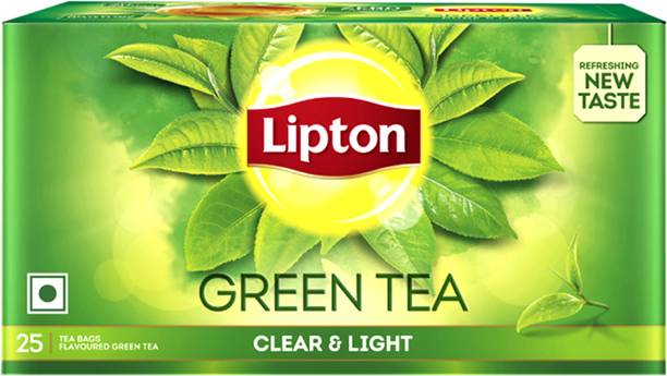 Lipton Clear & Light Green Tea Bags Green Apple Green Tea Box