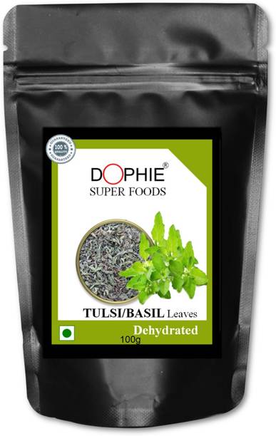 dophie Dried tulsi leaves holly basil –Herbs for Tea and Ayurvedic preparations Tulsi Infusion Tea Pouch