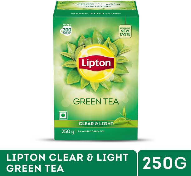 Lipton Clear and Light J&A Green Tea Box