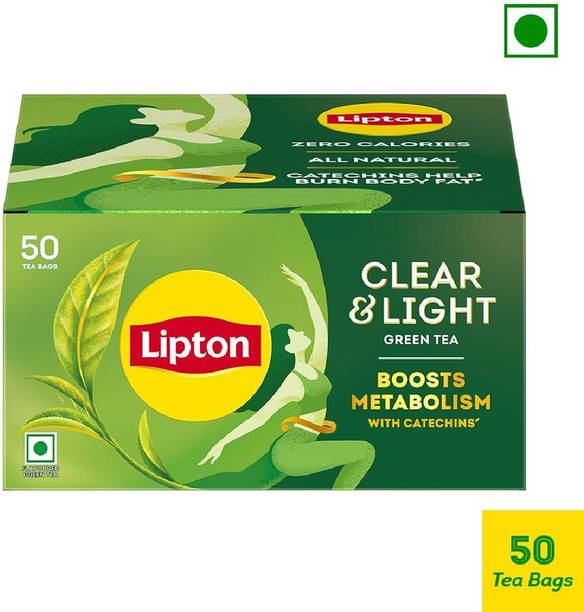 Lipton Clear & Light Green Tea Bags 50 pcs Green Tea Bags Box
