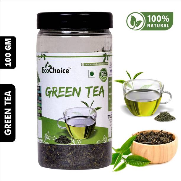 Ecochoice Premium Leaves Antioxidants for Weight Loss,Detox & Immunity Booster Green Tea Plastic Bottle