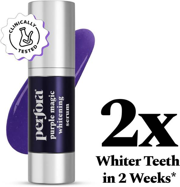 Perfora Purple Teeth Whitening Toothpaste Serum-30ml, Enamel Safe Teeth Whitening Kit