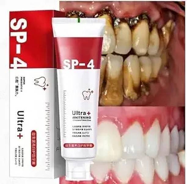 MILAN Enterprise Sp 4 Intensive Teeth Ultra Whitening plus SP 6 For sensitive teeth Toothpaste Teeth Whitening liquid