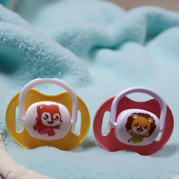 Bachpan Orthodontic BPA-Free Silicone Pacifier | Multi Color Baby Comfort Soother 2-Pack Soother