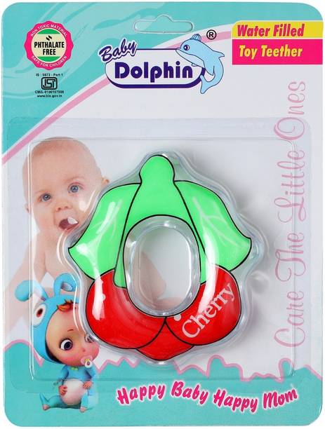 Baby Dolphin Water Teether for Babies, Baby Teething Toy, Cooling Teether, 4m+ Teether