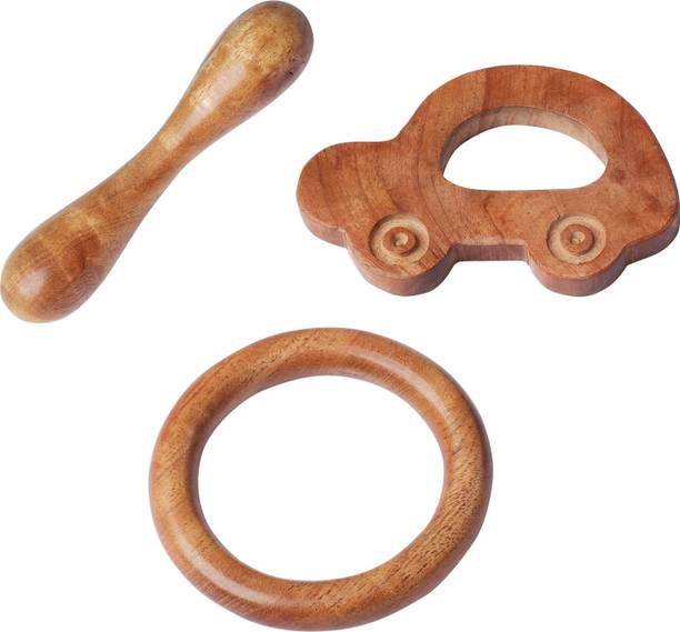 TINIGREEN CarRing Dumbbell Teether