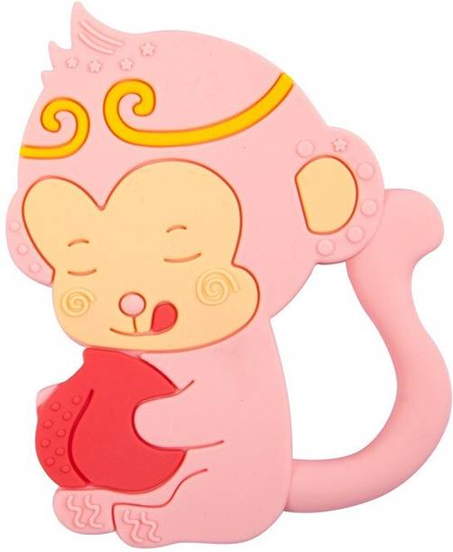 RUKAN Monkey Baby Teether Toy,3-48 Months Toddler,Children Gums Pain Relief Teether